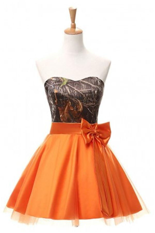 Gorgeous Short Orange Handmade Cute ...